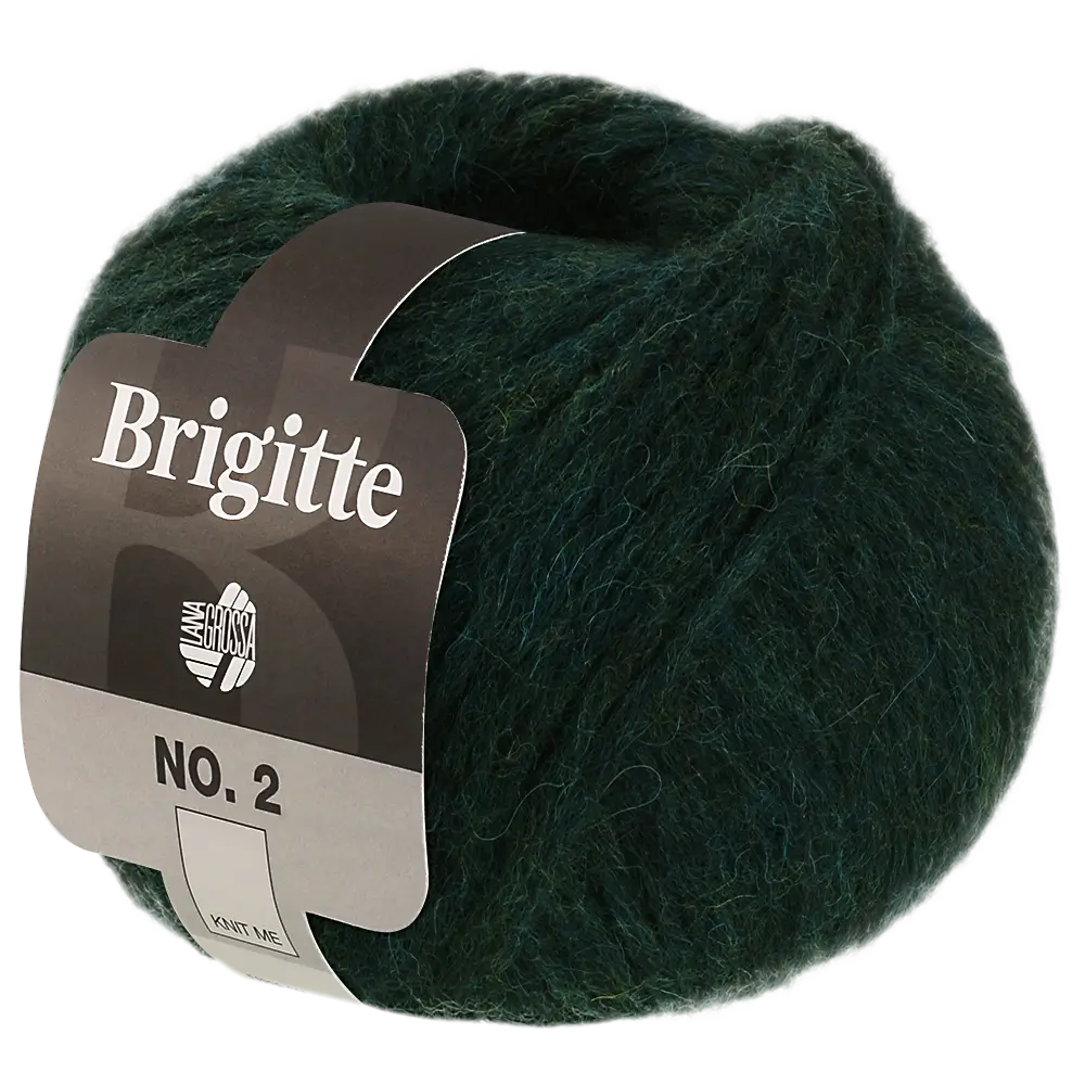 #Farbe_Lana Grossa Brigitte No. 2 | 73 Schwarzgrün