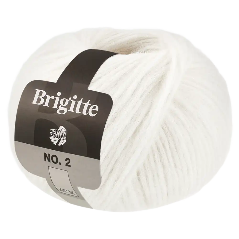 LANA GROSSA BRIGITTE NO. 2 Häkelwolle, 140 m (hochwertige Mischung aus Schurwolle, Baumwolle und Alpaka), 50 g