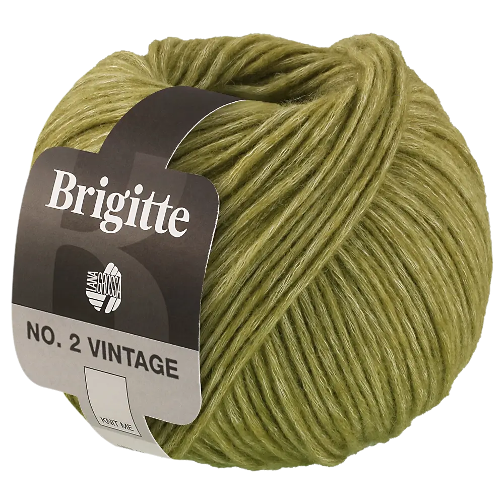 #Farbe_Lana Grossa Brigitte No. 2 Vintage | 208 Oliv meliert