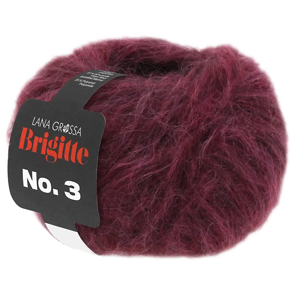 #Farbe_Lana Grossa Brigitte No. 3 | 45 Burgund