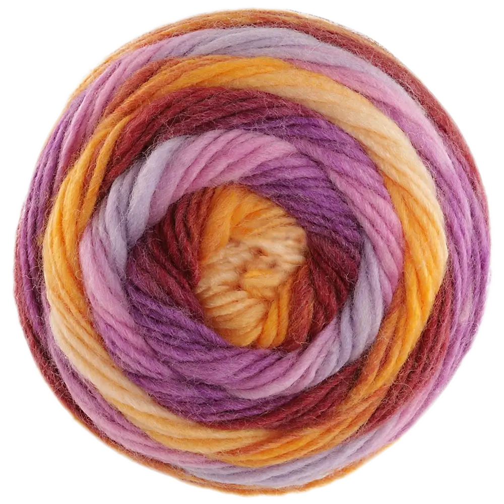 #Farbe_Lana Grossa Colorato Aktion | 06 Orange/Burgund/Violett/Rosa/Blaulila/Gelb