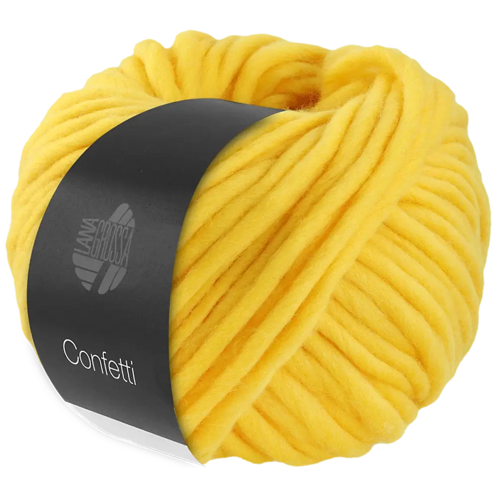 #Farbe_Lana Grossa Confetti | 110 Gelb