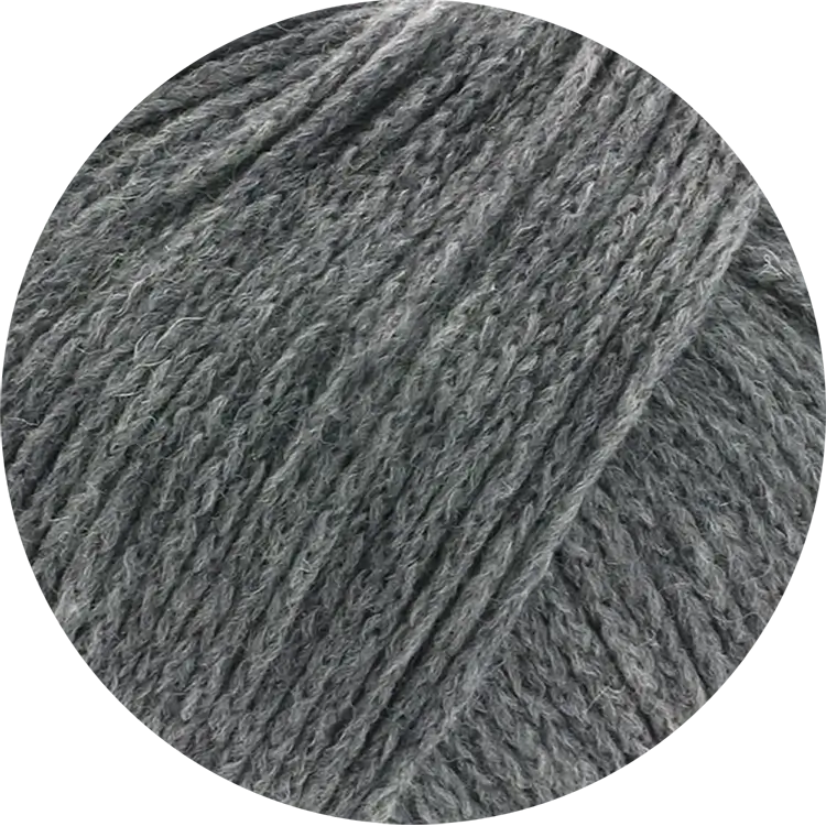 #Farbe_Lana Grossa Cool Merino Uni | 12 Dunkelgrau