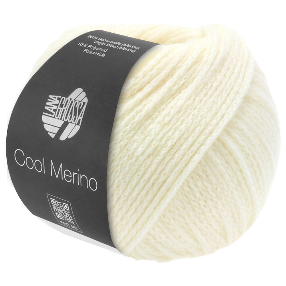 #Farbe_Lana Grossa Cool Merino Uni | 15 Weiß