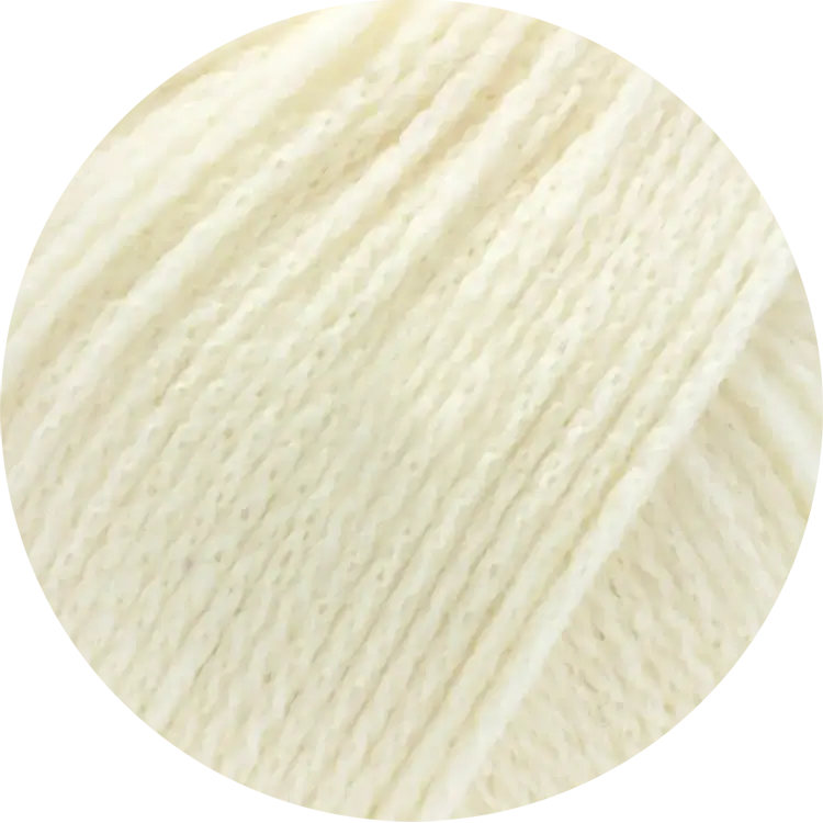 #Farbe_Lana Grossa Cool Merino Uni | 15 Weiß