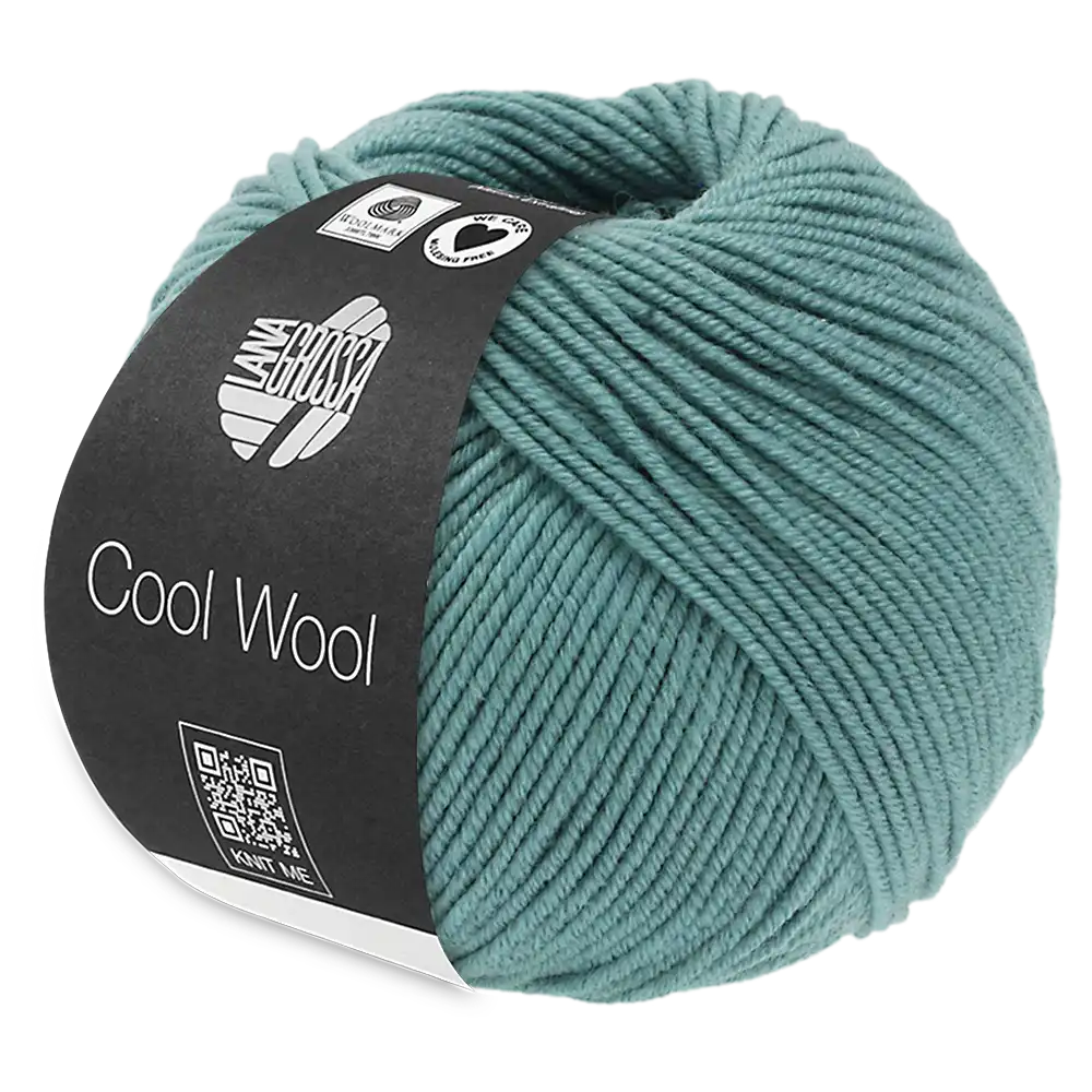 #Farbe_Lana Grossa Cool Wool | 2072 Helles Seegrün