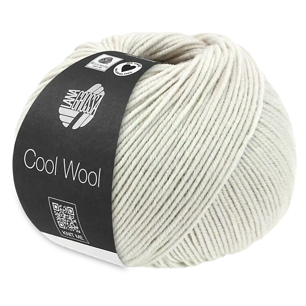 #Farbe_Lana Grossa Cool Wool | 2076 Muschelgrau