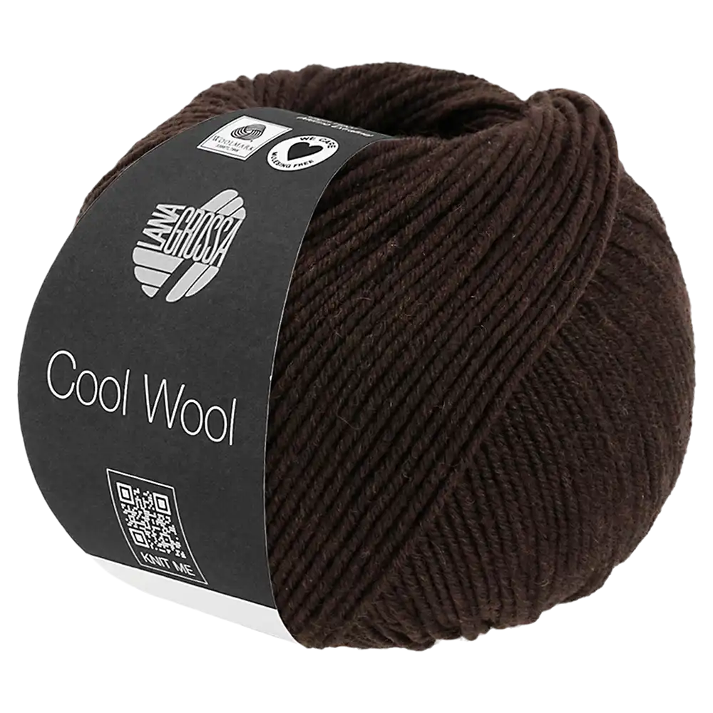 #Farbe_Lana Grossa Cool Wool | 2113 Schwarzbraun