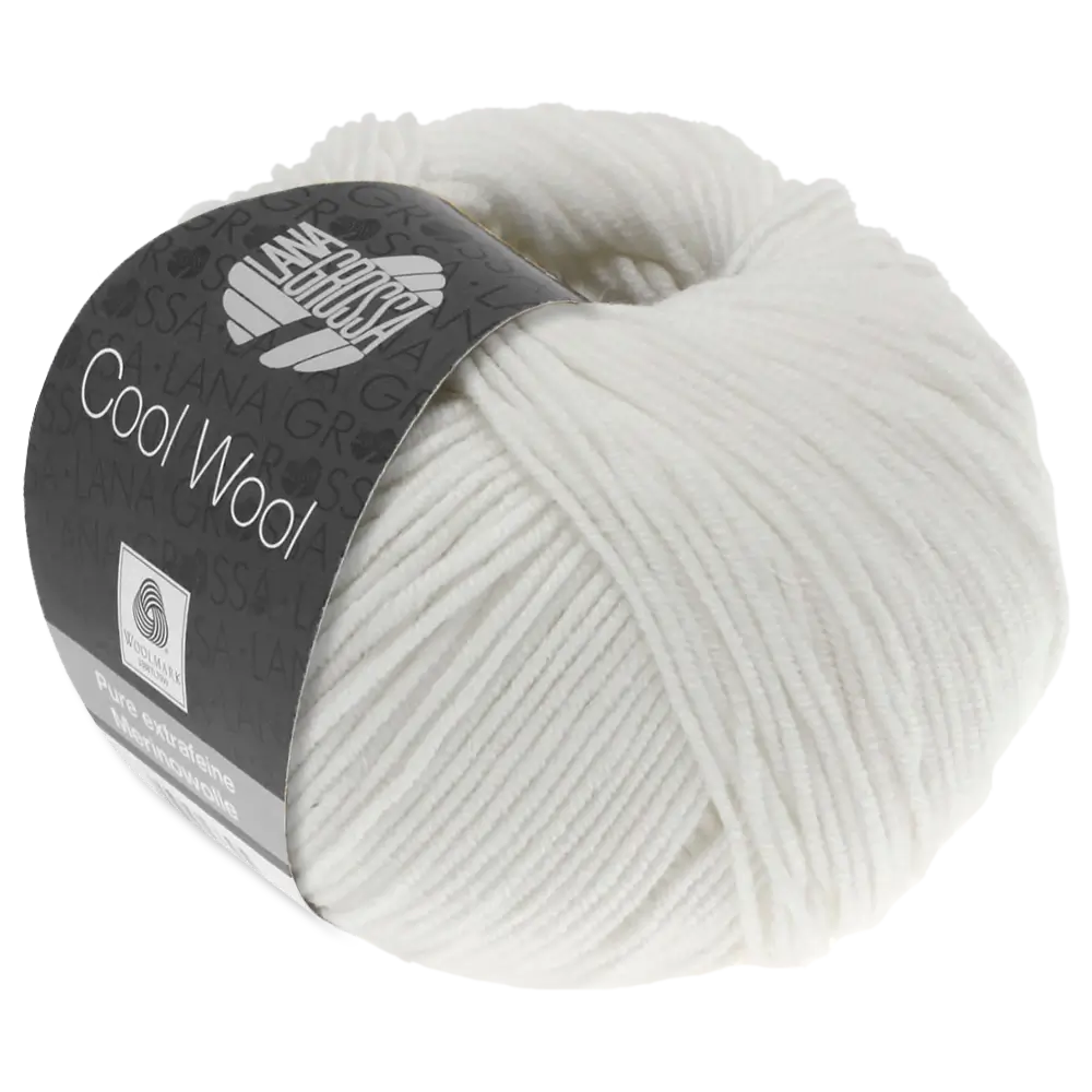 #Farbe_Lana Grossa Cool Wool | 431 Weiß