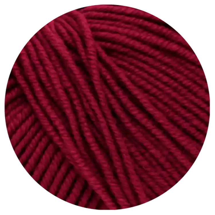 #Farbe_Lana Grossa Cool Wool | 468 Weinrot