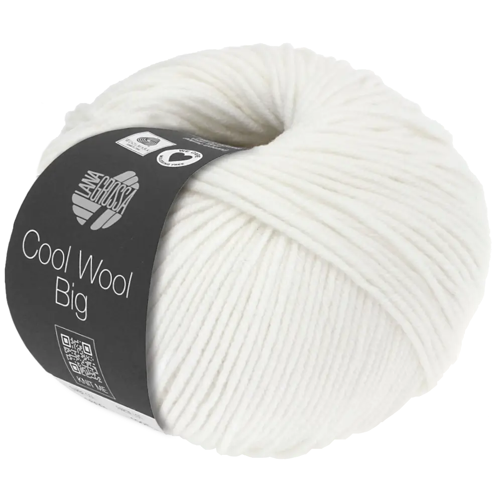 #Farbe_Lana Grossa Cool Wool Big | 615 Weiß