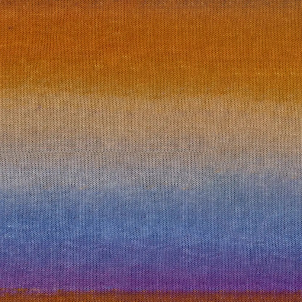 #Farbe_Lana Grossa Cool Wool Big Color | 4031 Ockergelb/Graubeige/Jeansblau/Violett/Nougat