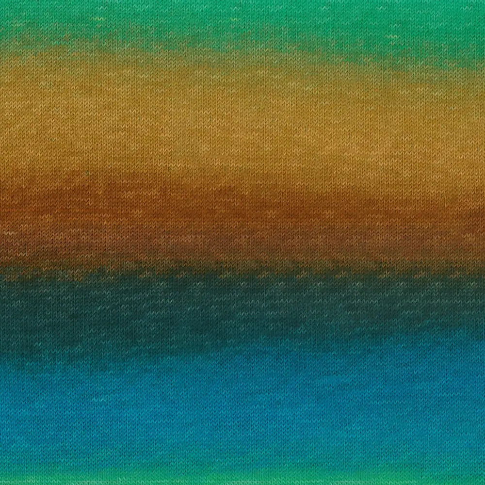 #Farbe_Lana Grossa Cool Wool Big Color | 4033 Dunkelpetrol/Petrol/Dunkelgrün/Lehmbraun/Braun/Dunkelgrau