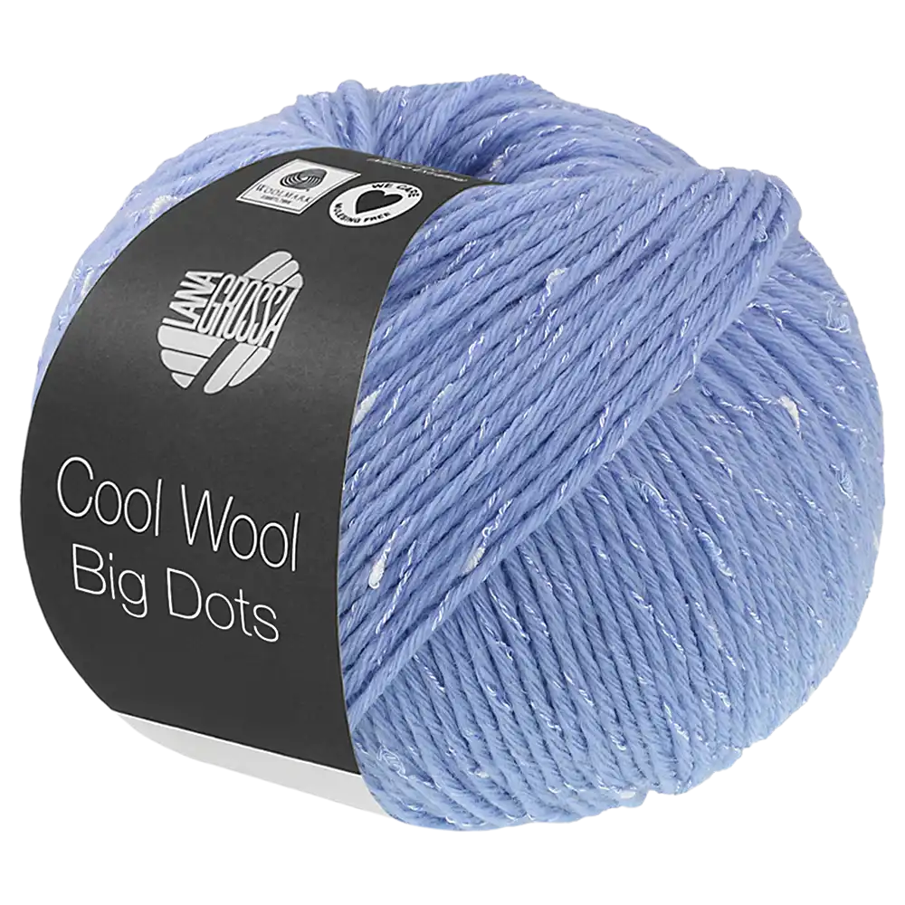 #Farbe_Lana Grossa Cool Wool Big Dots | 101 Hellblau