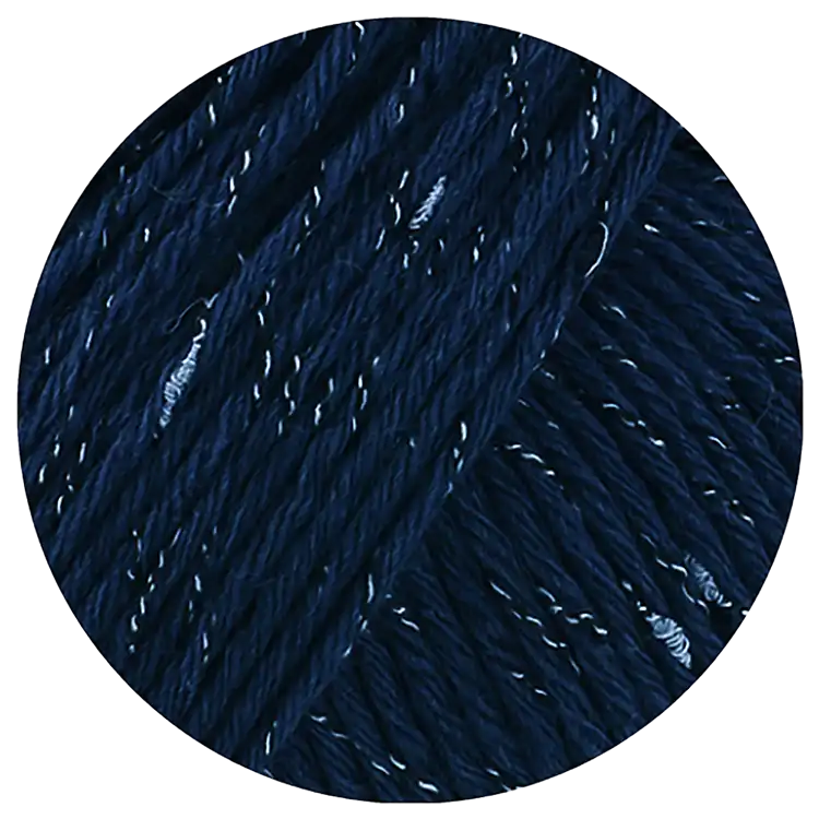 #Farbe_Lana Grossa Cool Wool Big Dots | 102 Dunkelblau