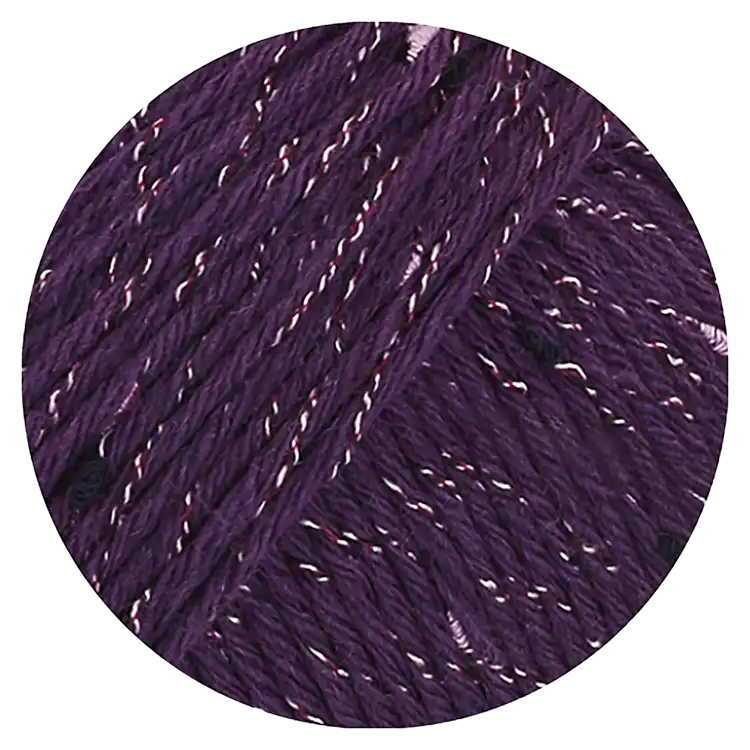 #Farbe_Lana Grossa Cool Wool Big Dots | 103 Aubergine