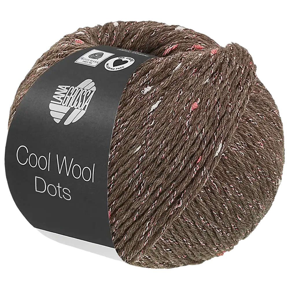 #Farbe_Lana Grossa Cool Wool Dots | 11 Graubraun
