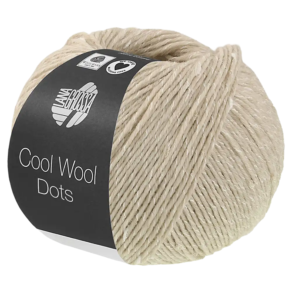 #Farbe_Lana Grossa Cool Wool Dots | 12 Natur
