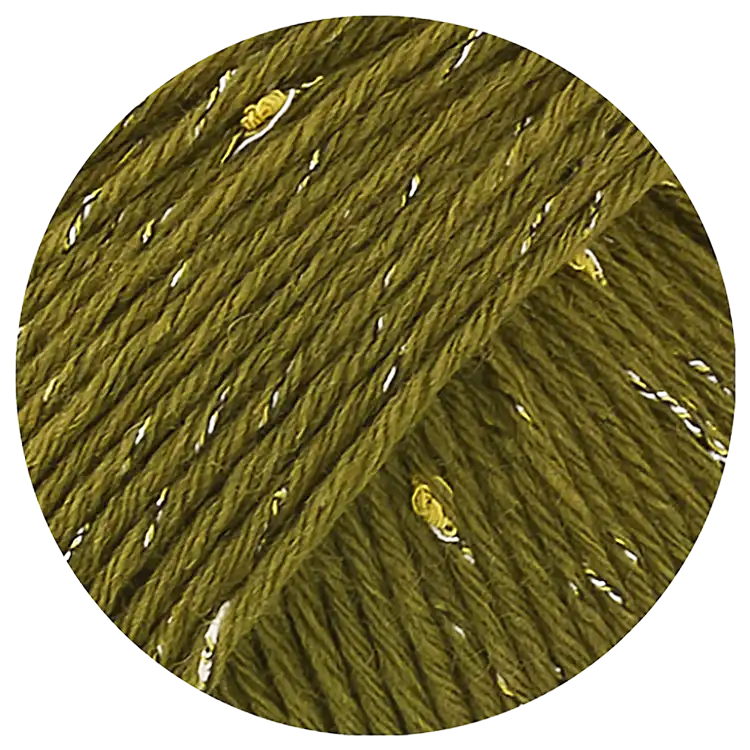 #Farbe_Lana Grossa Cool Wool Dots | 07 Olivgrün
