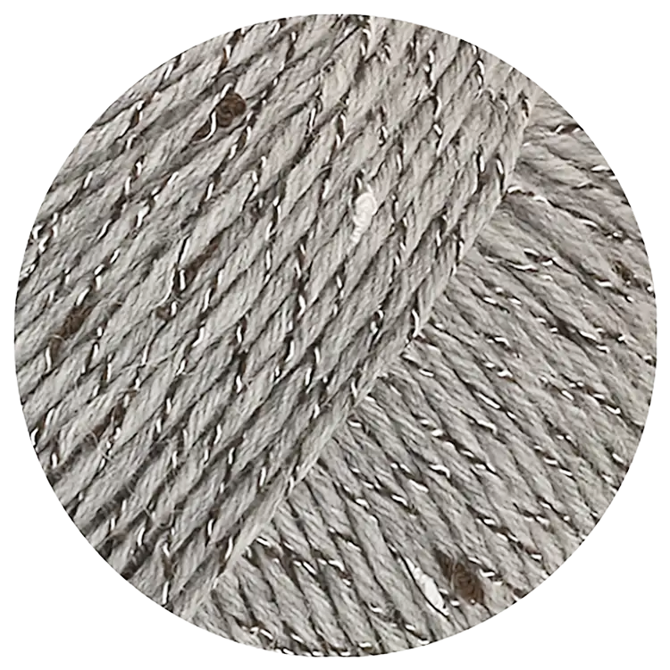 #Farbe_Lana Grossa Cool Wool Dots | 09 Hellgrau