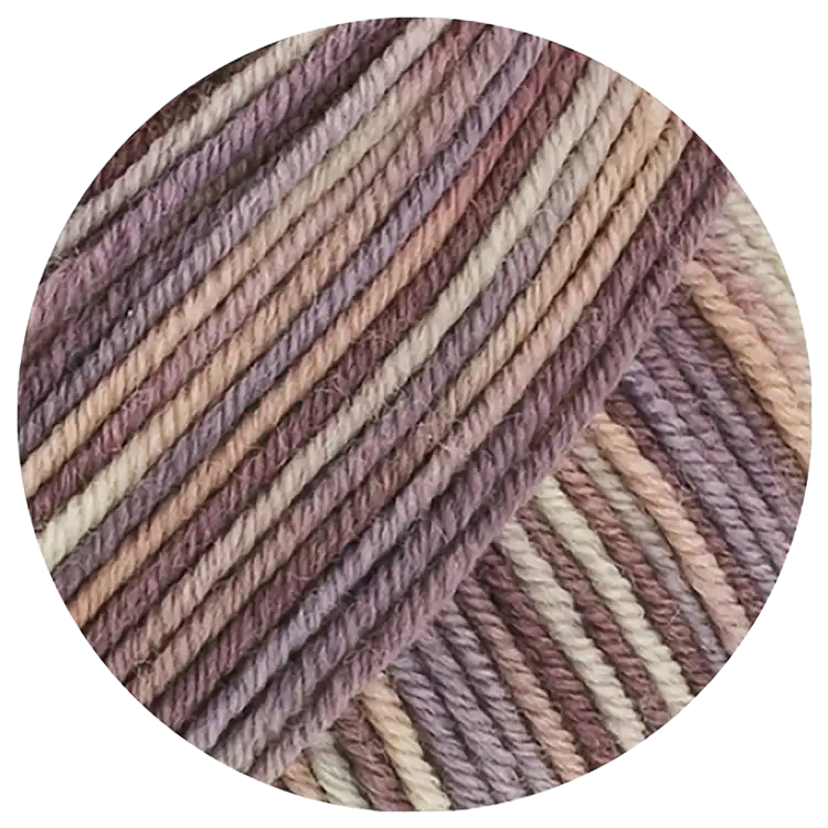 #Farbe_Lana Grossa Cool Wool Print | 845 Grège/Beige/Mauve/Taupe/Graubraun