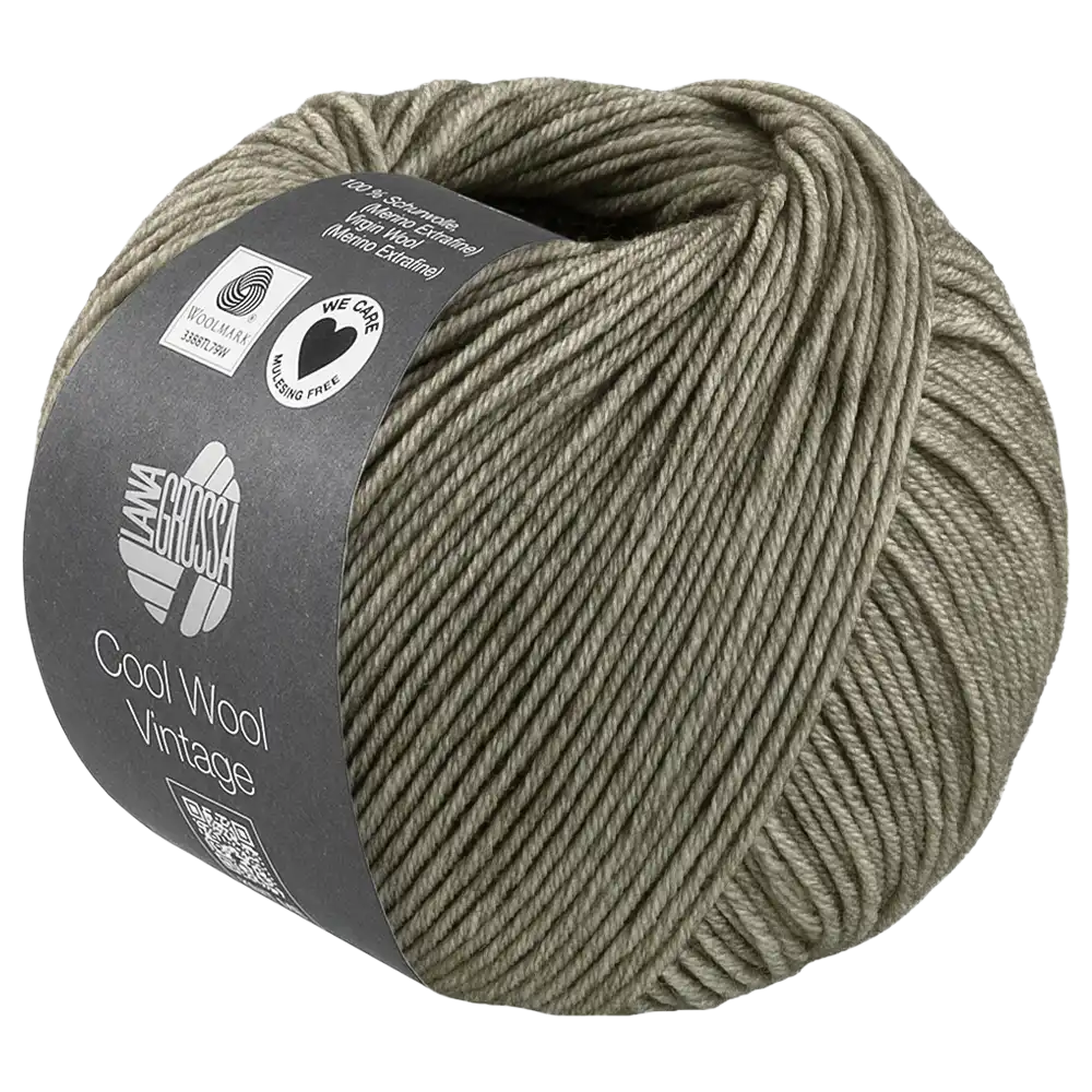 #Farbe_Lana Grossa Cool Wool Vintage | 7395 Zementgrau
