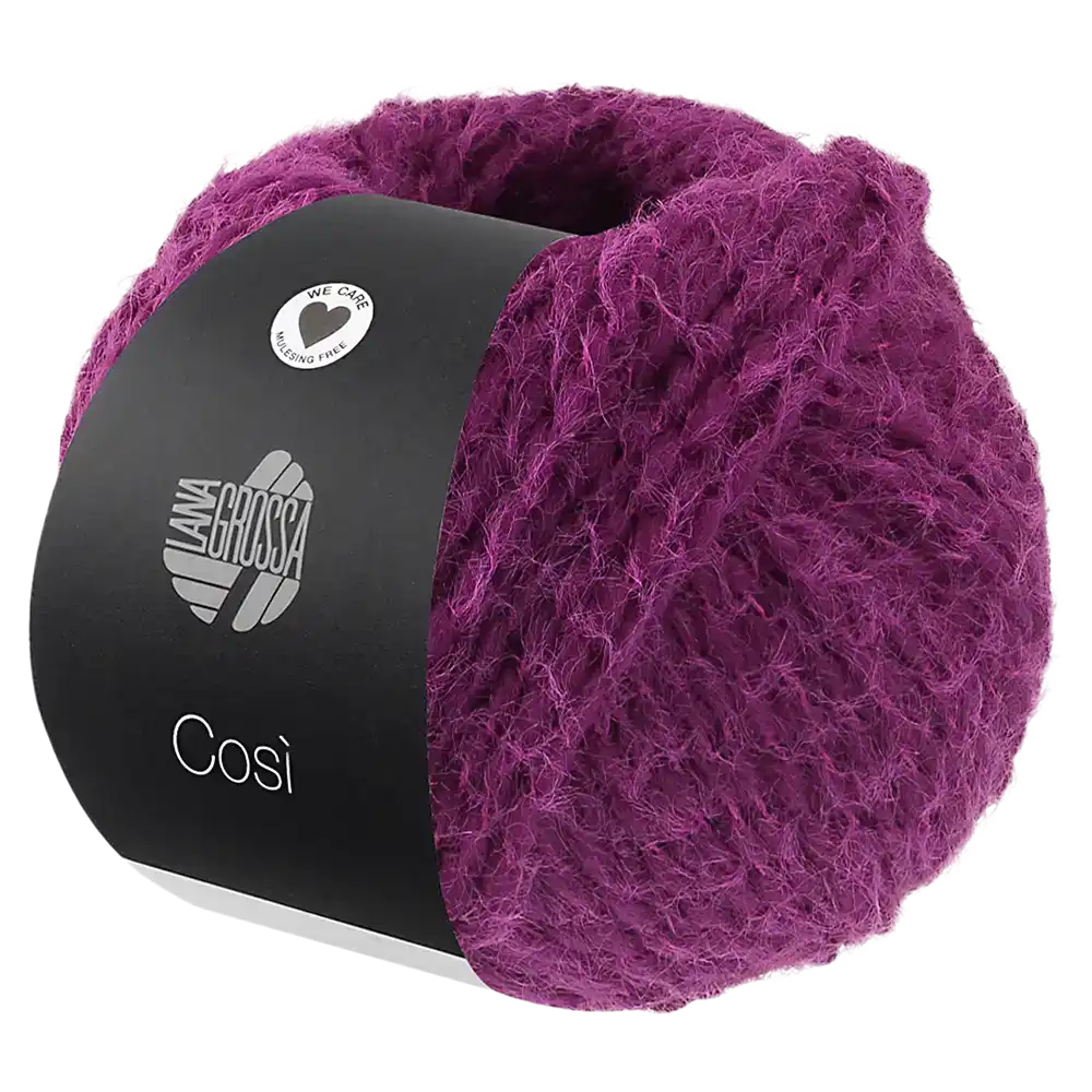 #Farbe_Lana Grossa Così | 12 Dunkelfuchsia