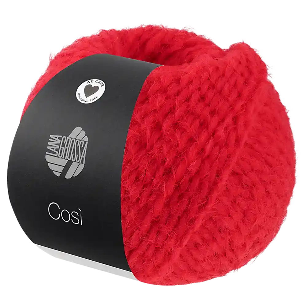 #Farbe_Lana Grossa Così | 15 Rot