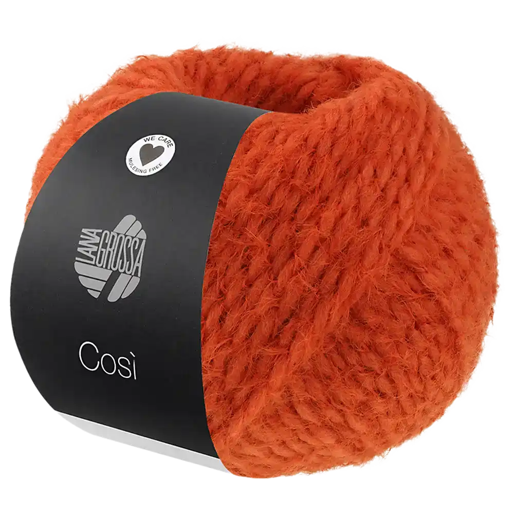 #Farbe_Lana Grossa Così | 16 Dunkelorange