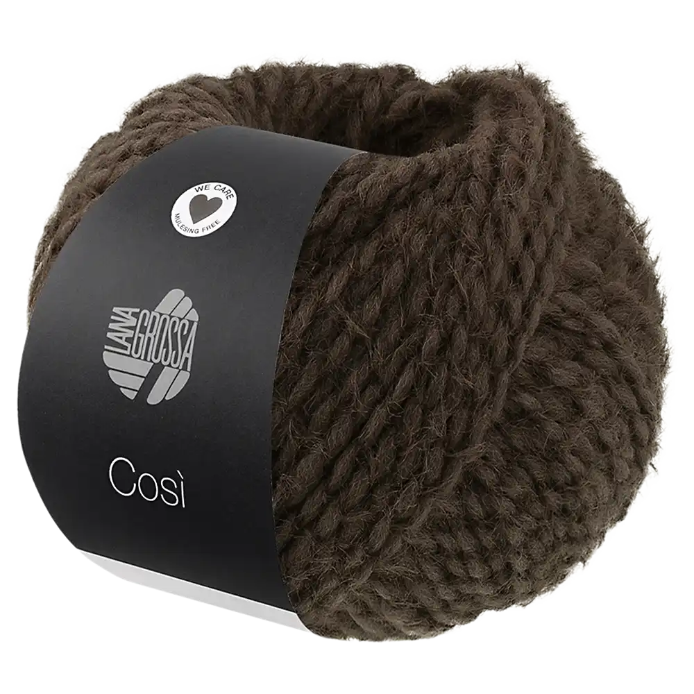 #Farbe_Lana Grossa Così | 17 Dunkelbraun