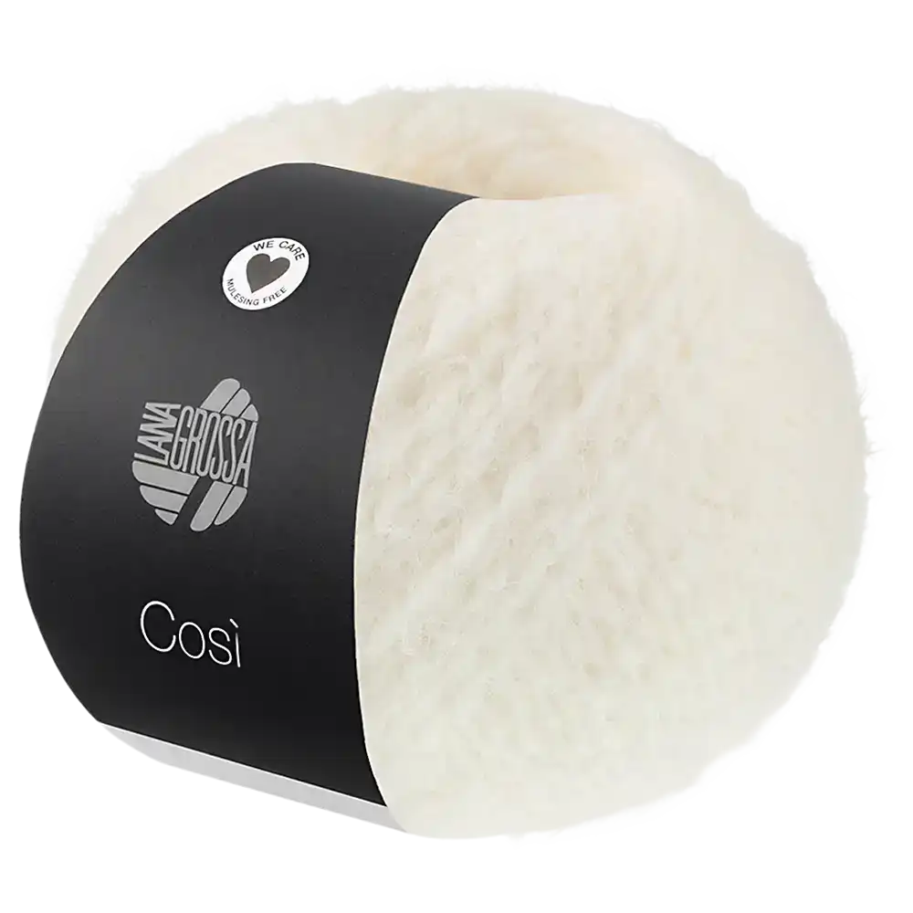 #Farbe_Lana Grossa Così | 01 Weiß
