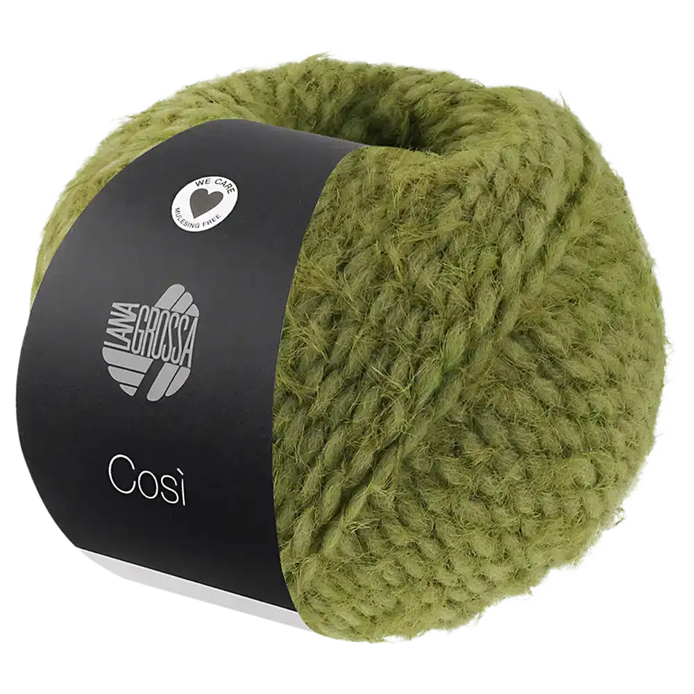 #Farbe_Lana Grossa Così | 08 Olivgrün