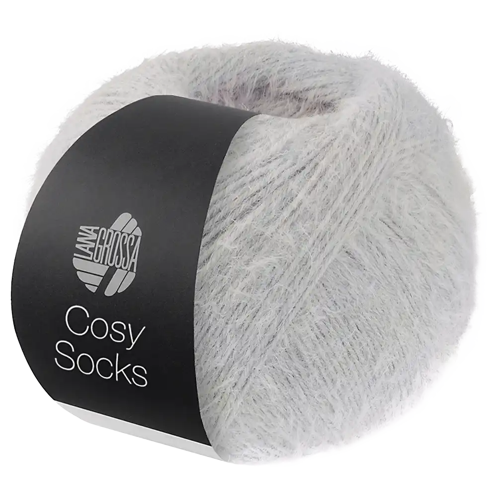 #Farbe_Lana Grossa Cosy Socks | 08 Hellgrau