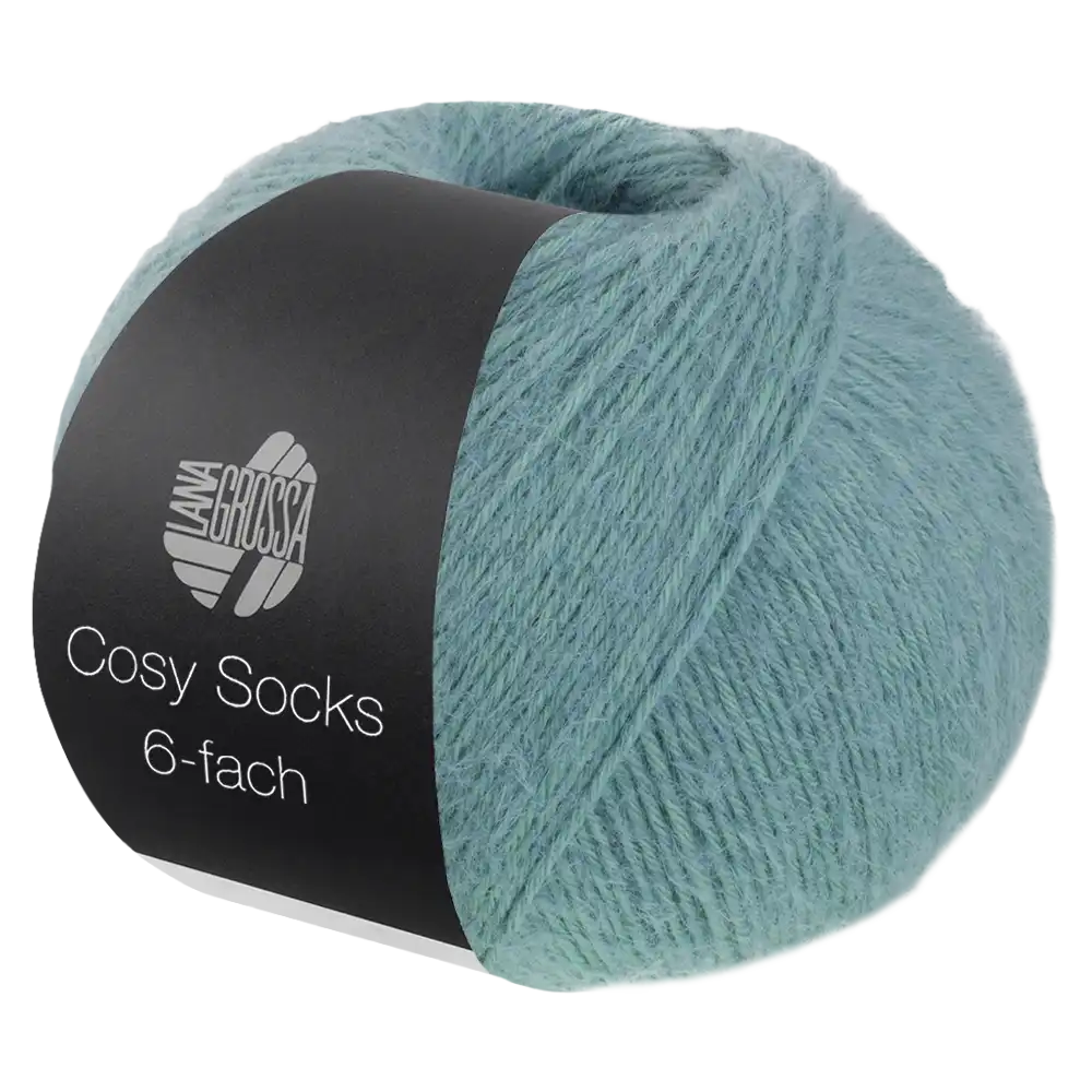 #Farbe_Lana Grossa Cosy Socks 6-fach | 1009 Minttürkis