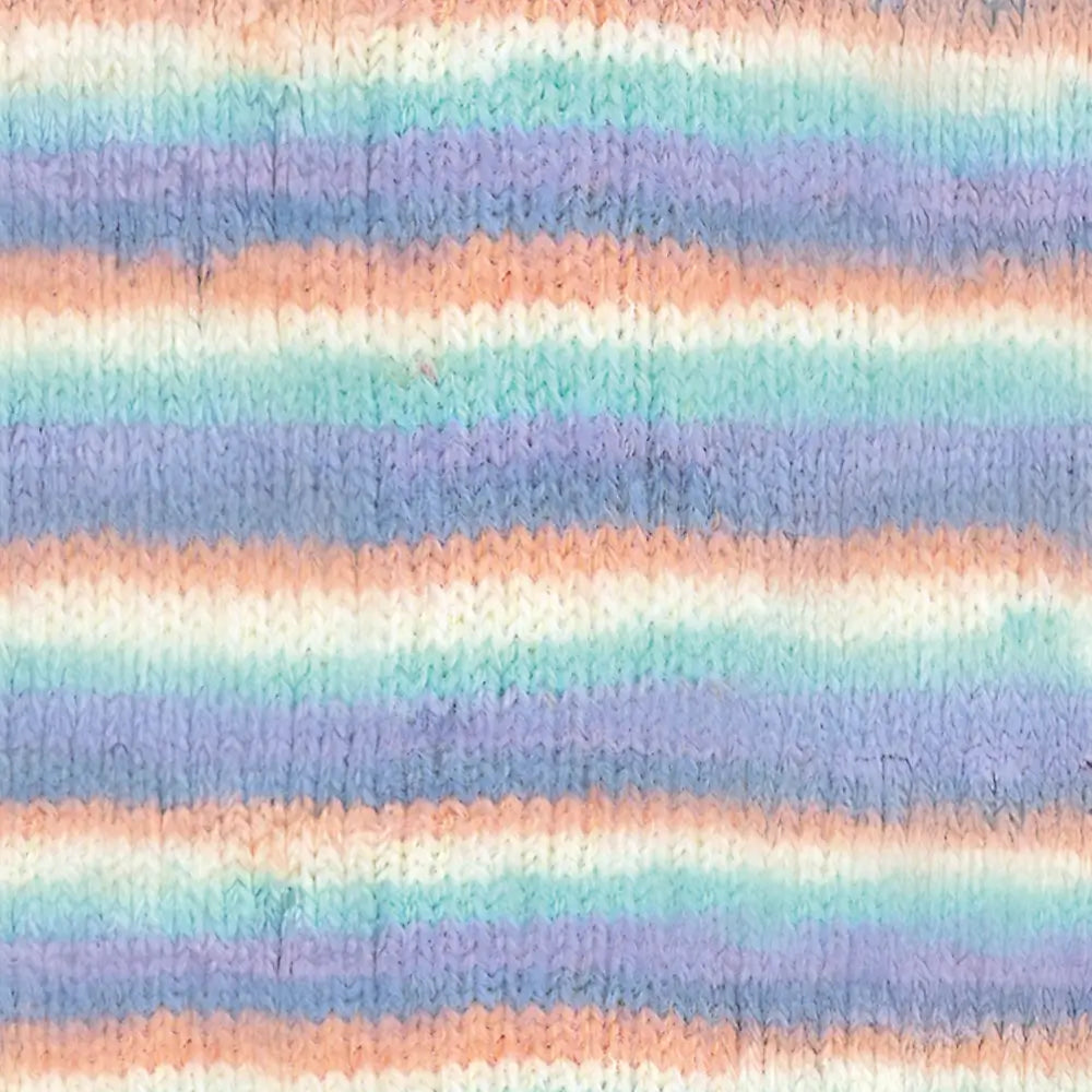 #Farbe_Lana Grossa Cosy Socks | 153 Lavendel/Graublau/Lachs/Creme/Türkis