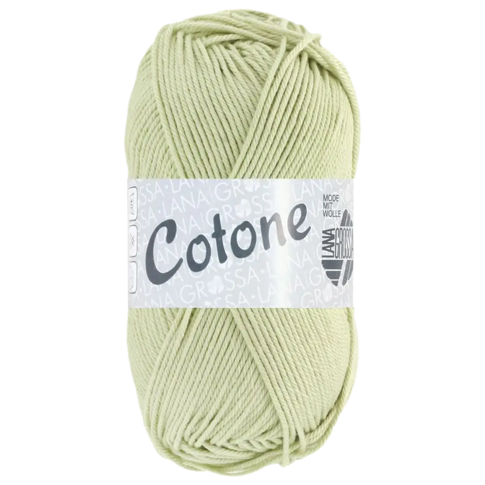 #Farbe_Lana Grossa Cotone | 128 Anisgrün