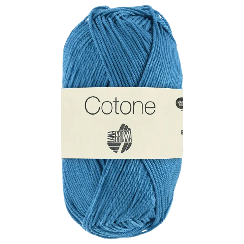#Farbe_Lana Grossa Cotone | 133 Leuchtendblau