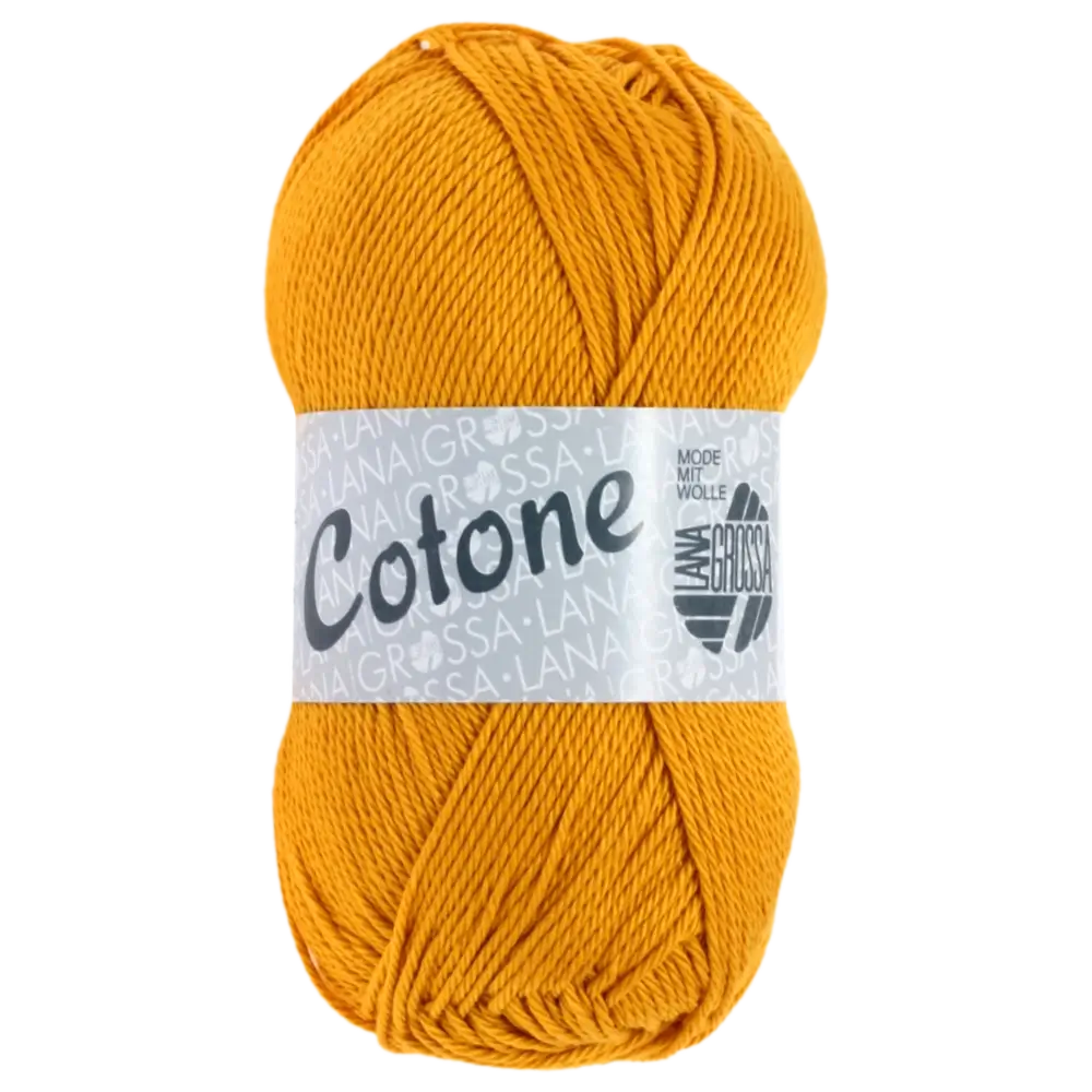 #Farbe_Lana Grossa Cotone | 38 Goldgelb