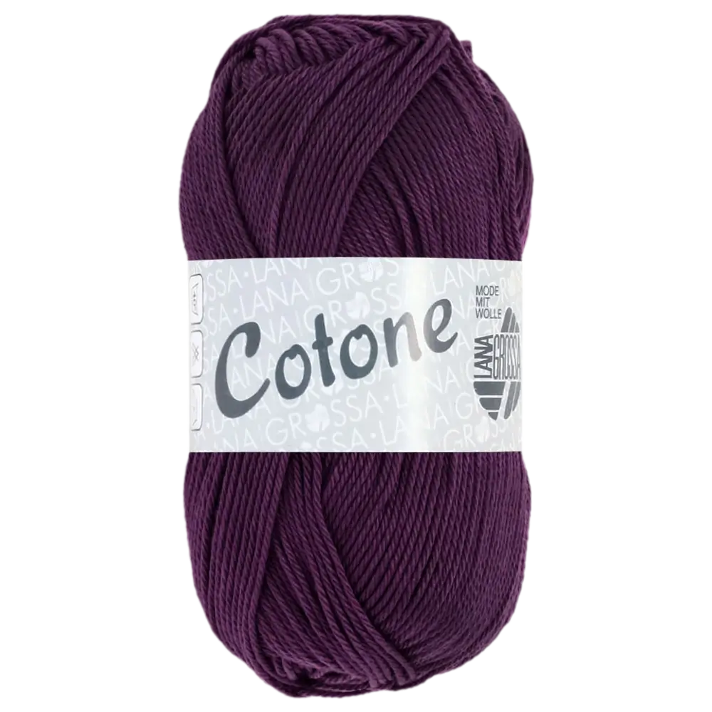 #Farbe_Lana Grossa Cotone | 74 Brombeer