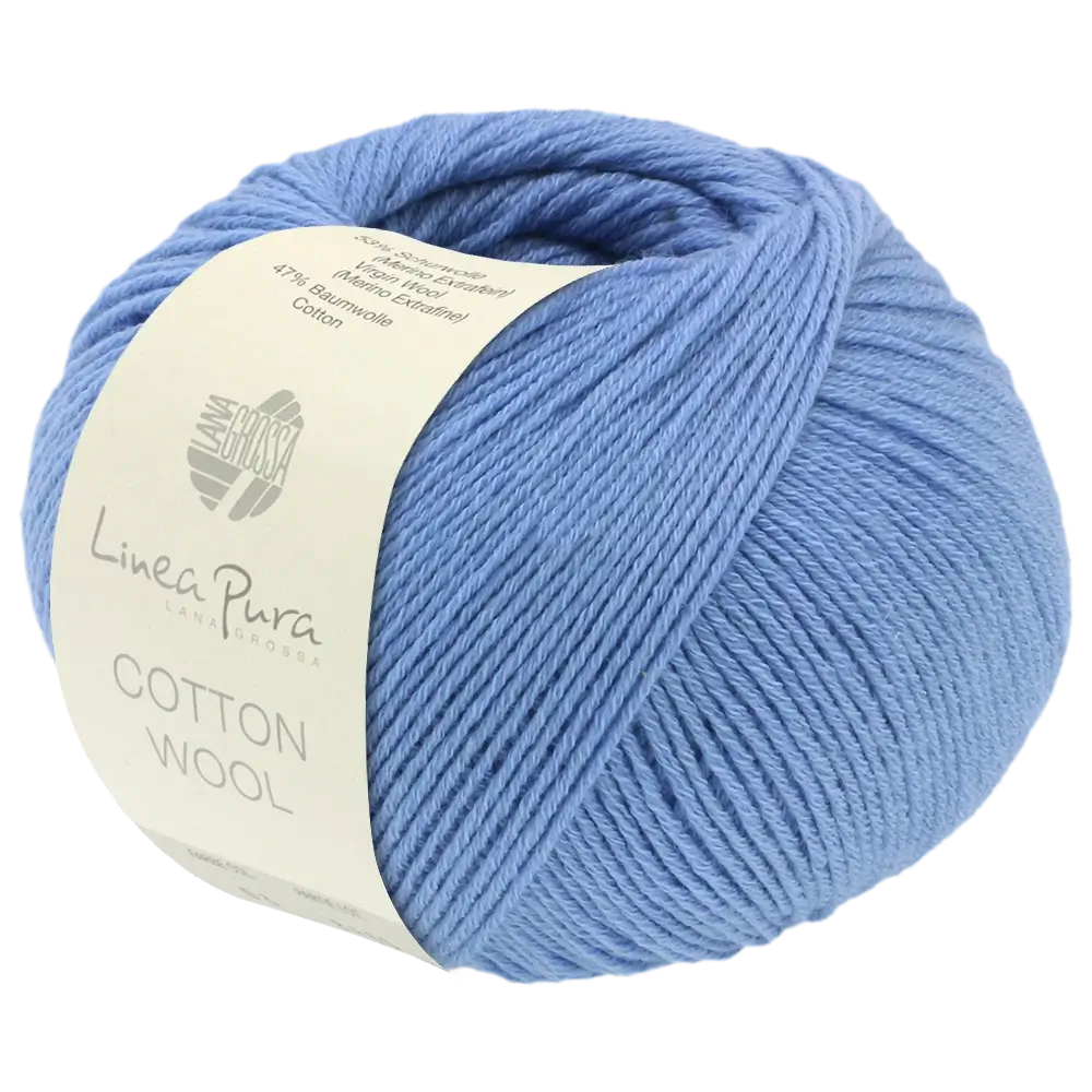 #Farbe_Lana Grossa Cotton Wool | 04 Blau