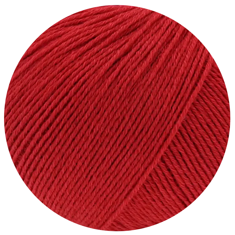 #Farbe_Lana Grossa Cotton Wool | 16 Rot