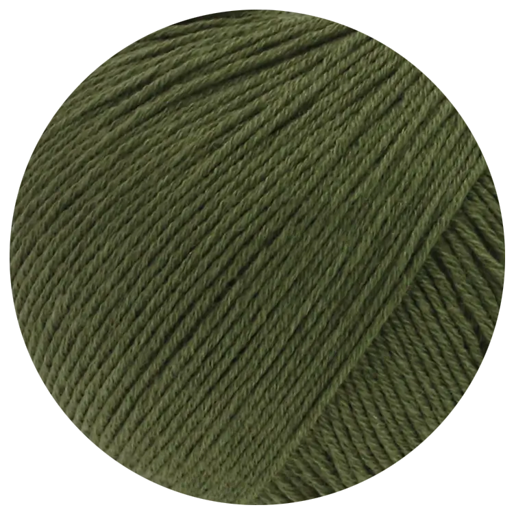 #Farbe_Lana Grossa Cotton Wool | 18 Resedagrün