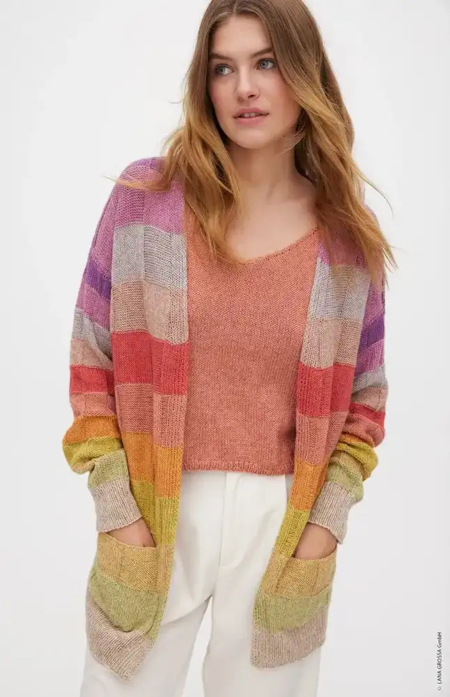 Cardigan J67M16 (Strickset)