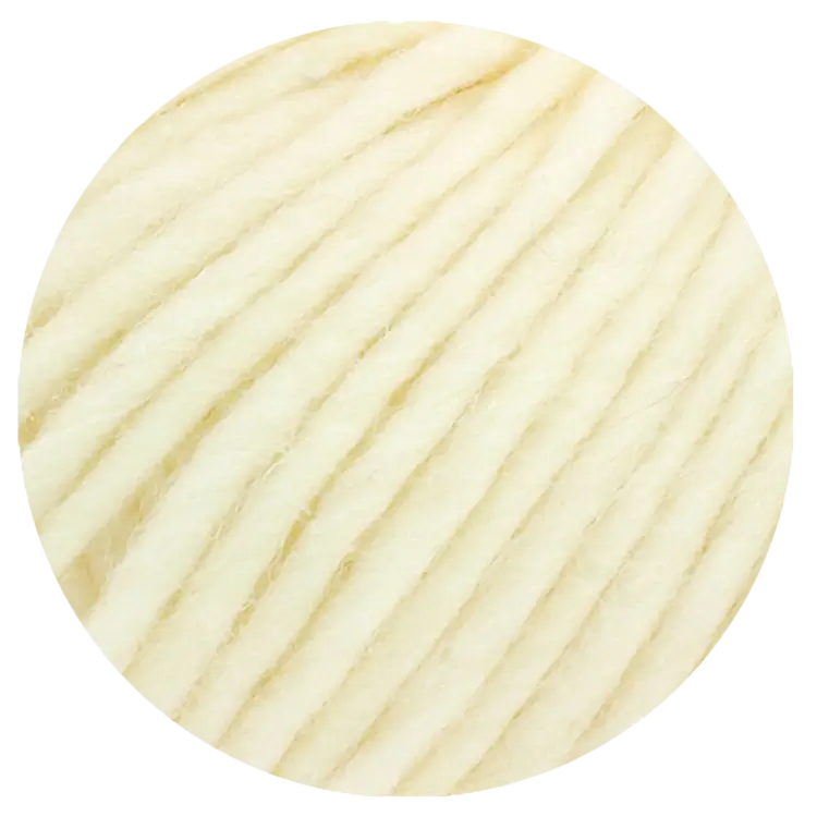 #Farbe_Lana Grossa Feltro Uni | 01 Rohweiß
