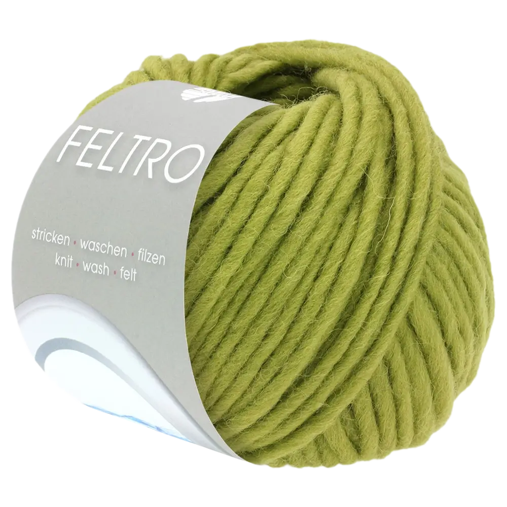 #Farbe_Lana Grossa Feltro Uni | 21 Olive