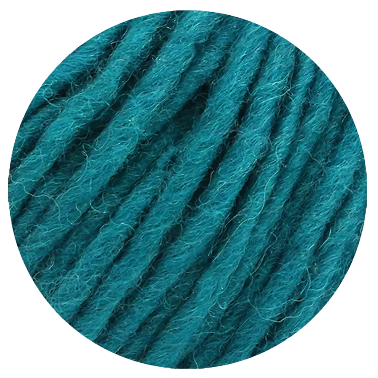 #Farbe_Lana Grossa Feltro Uni | 31 Petrolgrün