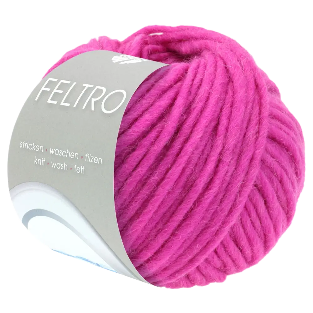 #Farbe_Lana Grossa Feltro Uni | 38 Pink