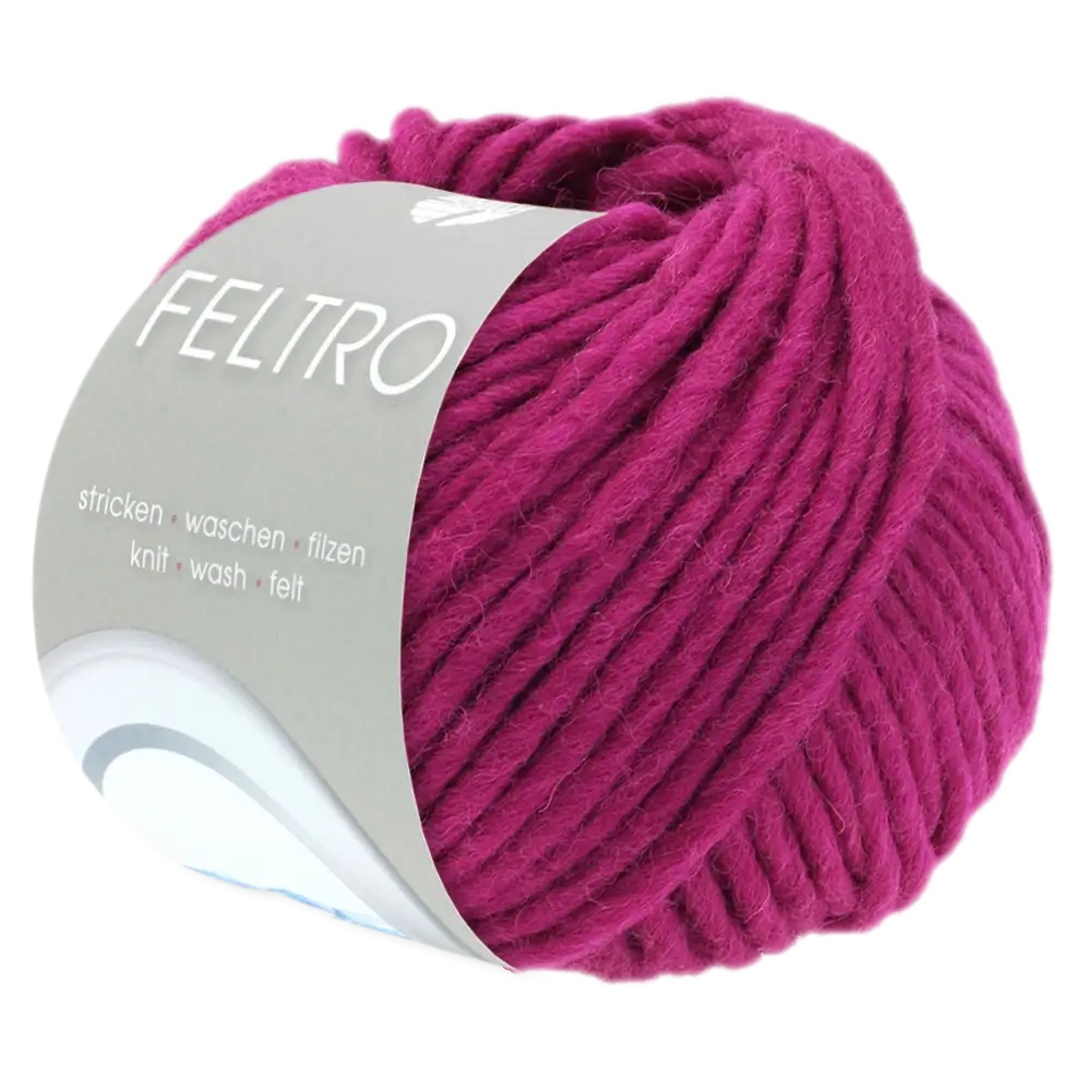 #Farbe_Lana Grossa Feltro Uni | 62 Zyklam