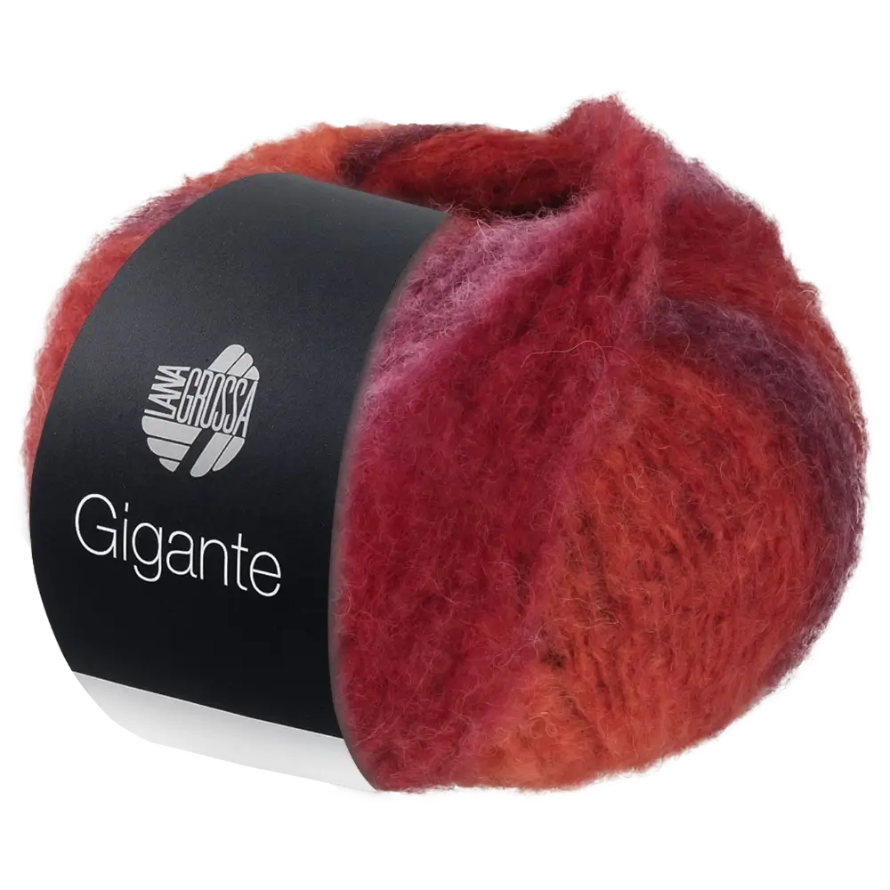 #Farbe_Lana Grossa Gigante | 17 Burgund/Bordeaux/Zyklam/Paprikarot/Brombeer