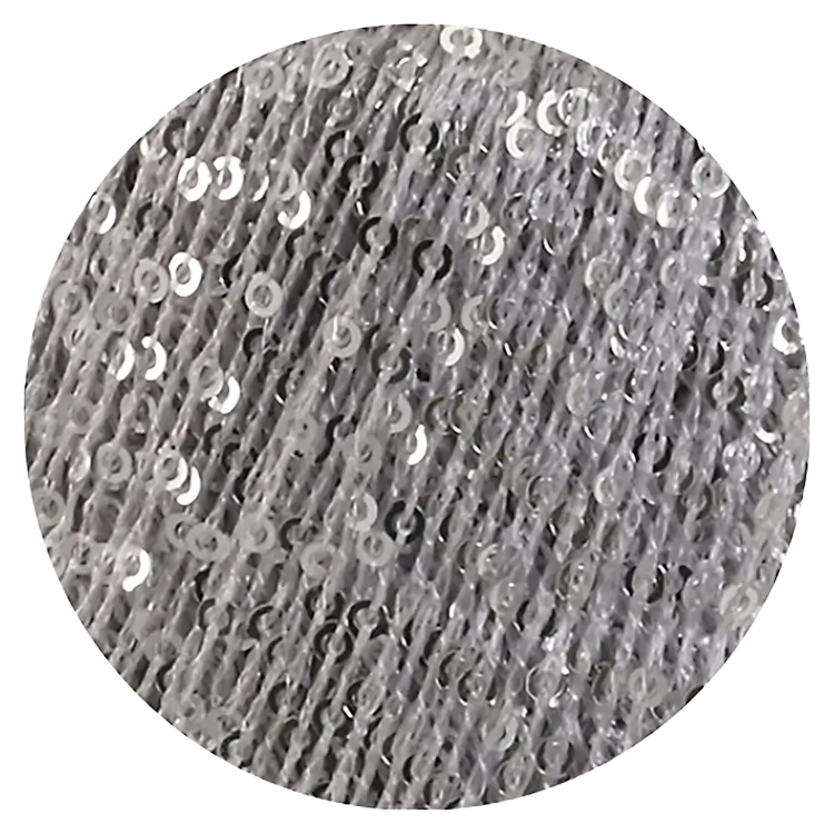 #Farbe_Lana Grossa Glamour | 01 Silbergrau
